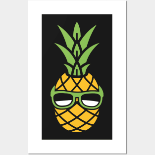 Cool Vacation Pineapple Posters and Art